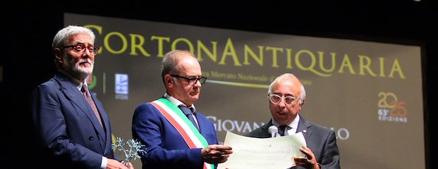 Premio CortonAntiquaria a Giovanni Melillo, le foto della serata